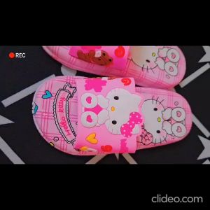 JustFit Hello Kitty Slipper Kids Little Girl Shoe Cute Kids Sandal For Girl 2023
