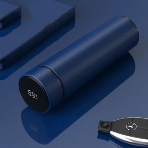 Bình Giữ Nhiệt Thông Minh Bằng Thép Không Gỉ Có Màn Hình Cảm Ứng LED Bình Chân Không Cách Nhiệt Cốc Giữ Nhiệt Cho Cà Phê Trà Nước - 500ml Cốc Giữ Nhiệt Di Động