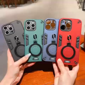 Casing Hp  XIAOMI REDMI NOTE 13 5G Hard Case Robot Hit Eye Whit Ring Dengan Pelindung Camera HP