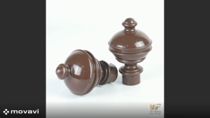 ชุดราวผ้าม่าน ราวม่านสีสักทอง(หัวกลมจุก) รางผ้าม่าน ยาว1-4เมตร(อุปกรณ์พร้อมติดตั้ง)