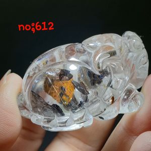 Quartz Symbiosis Biotite Phlogopite and Golden Rutile Dragon Turtle Decoration/ Magnesium Iron Mica Crystal Dragon Tortoise Decoration/Natural Rare Phlogopite Dragon Turtle/风水招财金云母与黑云母共生水晶龙龟摆件/发晶,金云母与黑云母共生水晶龙龟