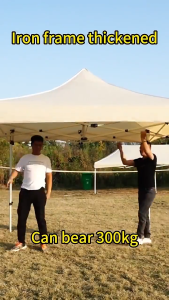 Market Stall Canopy Tent Heavy Duty Outdoor Vendor Tent Waterproof Pop Up Gazebo for Events Bazaar