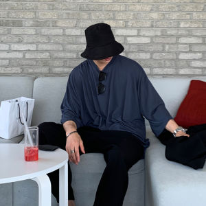 DAVID&ME | Black Casual Loose T-Shirt