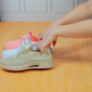 Gypsy - Sepatu Wanita Sneakers Cewek Cantik Sport Runner Nyaman Ringan Bahan Flyknit Import Fiona