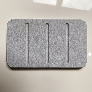 Diatom Mud Soap Dish Bathroom Countertop Absorbent Mat Mouthwash Coaster Rectangular Soap Dish for Household Storage Accessories