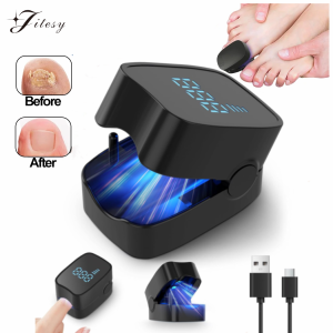 Nail Fungus Laser Treatment Device for Cleaning Onychomycosis Digital Display 905nm Infrared Light 470nm Blue Light Nail Salon