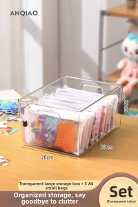 WEIAI | Transparent Mesh Storage Box for Toy Building Blocks and Parts