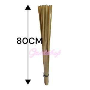 Stick/Bilah Bambu 80 CM Tumpul Diameter (+-) 8MM Isi 25 Pcs
