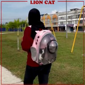 Transparent Astronaut Pet Capsule Bakcpack Carrier Bag Pet Dog Cat Kucing Beg