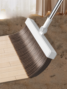 Foldable Broom And Dustpan Set Hair Free Household Cleaning Tools Durable PP Stainless Steel for Whole House Cleaning