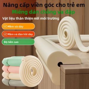 Miếng Dán Bảo Vệ Góc Bàn Cho Bé Rộng 2m Chất Liệu Dày Dặn Không Để Lại Vết Không Cần Keo Dành Cho Trẻ Từ 0-6 Tháng Đến 7-12 Tuổi