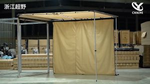 2m×2m Waterproof Car Canopy Sunshade Awning UV-Blocking Outdoor Camping Tent Shelter with Rain Protection New