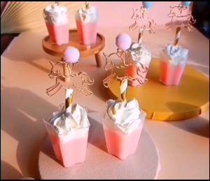 20PCS Dessert Cup 60ml Mousse Cup Jelly Cup Panna Cotta Cup