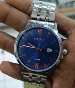 Jam Tangan  Pria Seiko - Anti Air - Tanggal aktif - Stainless - Free Box Dan Batre BAKUREH WATCH