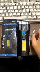 ไฟฉาย ไฟฉายแรงสูง ไฟฉายพกพา LED Flashlight USB Charger ไฟฉายความสว่างสูง ชาร์จแบตได้ ส่องได้ไกล กันน้ำSP433