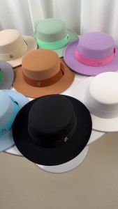 Mũ Fedora Thanh Lịch Kiểu Panama Dành Cho Nữ Mũ Đội Đầu Có Dải Ruy Băng Mũ Dạ Dành Cho Đám Cưới Nhà Thờ Mũ Dạ Kiểu Jazz Mũ Thường Ngày Dành Cho Nam