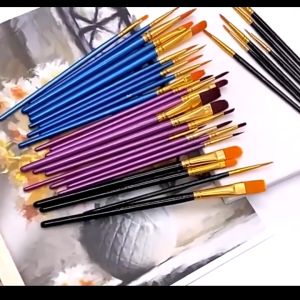 Oil Brush Pen Set for PaintingNylon Paint Brush 10pcsKorea Professional Acrylic Watercolor Brushes