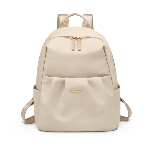 GOLF QUALITY Cute Backpacks for Women Elegant Ladies Backpack Purse Solid Color Small Back Pack Bags Multi Pockets Aesthetic Female Bag