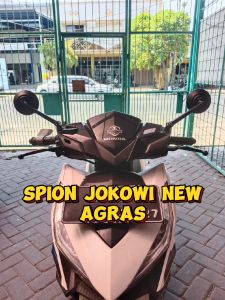 SPION BULAT TOMOK RETRO FAZZIO FILANO SCOOPY XSR155 FINO CB KLASIK RETRO JAPSTYLE JKW CUSTOM ALUMINIUM KACA BIRU AGRAS BLACK EDITION