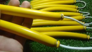 ยางหาปลามัดสำเร็จพร้อมใช้ - คลาสี 14มิล ตัด 19เซ็น