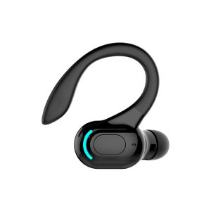 VAORLO | New Bluetooth Business Wireless Headphone Ear-Hook Mini HIFI Bass Single Ear Earphone With Mic Earbuds Sport Game Drive Headset