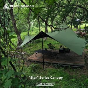 BLACK DRAGON | Sunproof Shade Rainproof Easy Set-up Tent