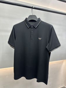 Áo Thun Nam Cổ Polo Tay Ngắn Lụa Bóng Cotton Thường Ngày Thời Trang Mùa Hè Chất Lượng Cao Thoáng Khí Thoải Mái