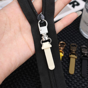 【Fairy Castle】Durable Sewing Zippers Puller Head Simple Detachable Metal Slider Repair Kits Bags Backpack Coat Zipper