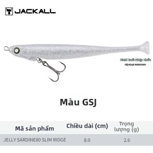 Mồi Nước Jelly Sardine Dạng Mềm T-Tail