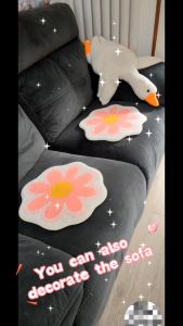 Faux Cashmere Floor Mat Cute Pink Flowers Bathroom Absorbent Non-Slip Mat Living Room ChildrenS Room Carpet