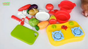 Mainan Anak Perempuan Masak Masakan Potong Buah Sayur Pizza Burger Kue Roti Belofty Toys