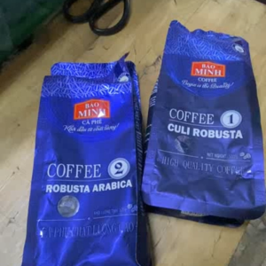 Cà Phê Rang Xay Culi Robusta Số 1/Robusta Arabica Số 2 Bảo Minh (1 gói 500gr)
