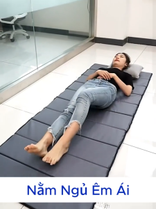 Đệm ngủ cắm trại Học sinh - sinh viên -văn phòng gấp xếp gọn