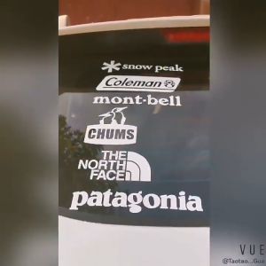 Camping Outdoors Adventure Vinyl Car Sticker CAMP Lowe ALPINE Crosscountry SOREL Camper Van SUV Window Glass Cover Auto Storage Box Decal Motorcycle Decoration