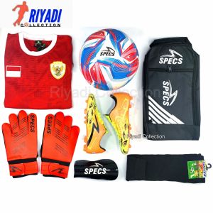 Sepatu BOLA Anak Paket Komplit 7  (Kaos kaki Deker Tas Jersey Bola Sarung Kiper)  SD-SMP