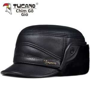 TUCANO | Mũ Nam Da Thật Ấm Áp cho Mùa Đông