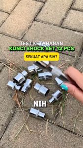 ISKU Mata Shock/Mata Sock 1/2 Inch 8-32mm Mata Kunci Socket Alat Perkakas Mata Kunci Sok 24mm