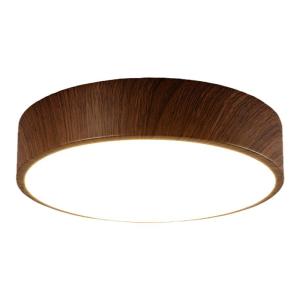 NSWR | Wabi-Sabi Circular Walnut Wood Ceiling Light