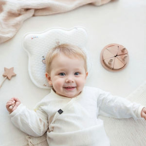 1PCS Breathable Sweat-Absorbent Cotton Baby Pillow Cute Nursing Pillow for Boys And Girls Baby Bedding Essential Baby Gift