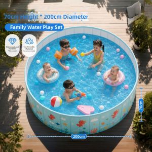 CHEORLIAN | Foldable Outdoor Swimming Pool for Children 1m Deep