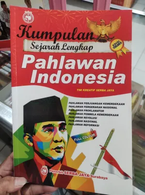 Buku biografi dan sejarah pahlawan Indonesia. full Colour. untuk Tugas SD SMP SMU dan Umum