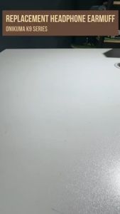 2 PCS Left Right Genuine ONIKUMA K9 RGB Gaming Headset Ear Cover Cushions Pad PU Leather Earmuff