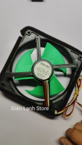 Quạt tủ lạnh Mitsubishi-Aqua 125x125cm dc14v (4 dây) hàng hãng.