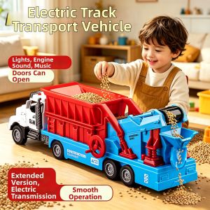 Electric Sand Transport & Mixing Vehicle Toy for Children Alloy Construction
