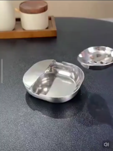 OHHDEER Tempat Letak Senduk - Stainless Steel Ladle Rest Spoon Holder Kitchen Organizer Countertop