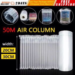 ❤️【Same Day Delivery】 15/20/30/40CM*50M Air Column Bag Coil Express Packaging Shockproof Bubble Film Anti-collision Buffer Inflatable Bubble Column Courier Bag ZJJ-Air-Column