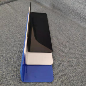 Transparent Acrylic Partition Board 2.8mm L-Type for Shelf Front Barrier Desktop Separator Black Blue White Clear