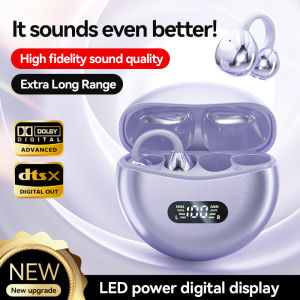 M79 Open-Ear Clip-On Wireless Earbuds LED Digital Display Charging Case Comfortable Open-Type Earphones with Stylish Multi-Color Options Bluetooth Headphones for Sports & Daily Use