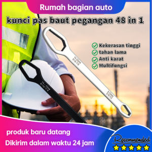 (ada stok dikirim dari jakarta)Kunci ring pas 8mm-22mm universal adjustable double head wrench kunci 8mm-22mm adjustable kunci pas