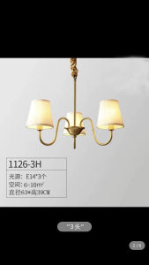 American Style Copper Chandelier Modern Simplicity Luxury Living Room Dining Room Vintage Home Use Zhongshan Lighting